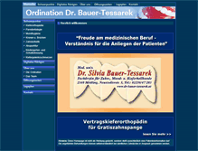 Tablet Screenshot of dr-bauer-tessarek.at